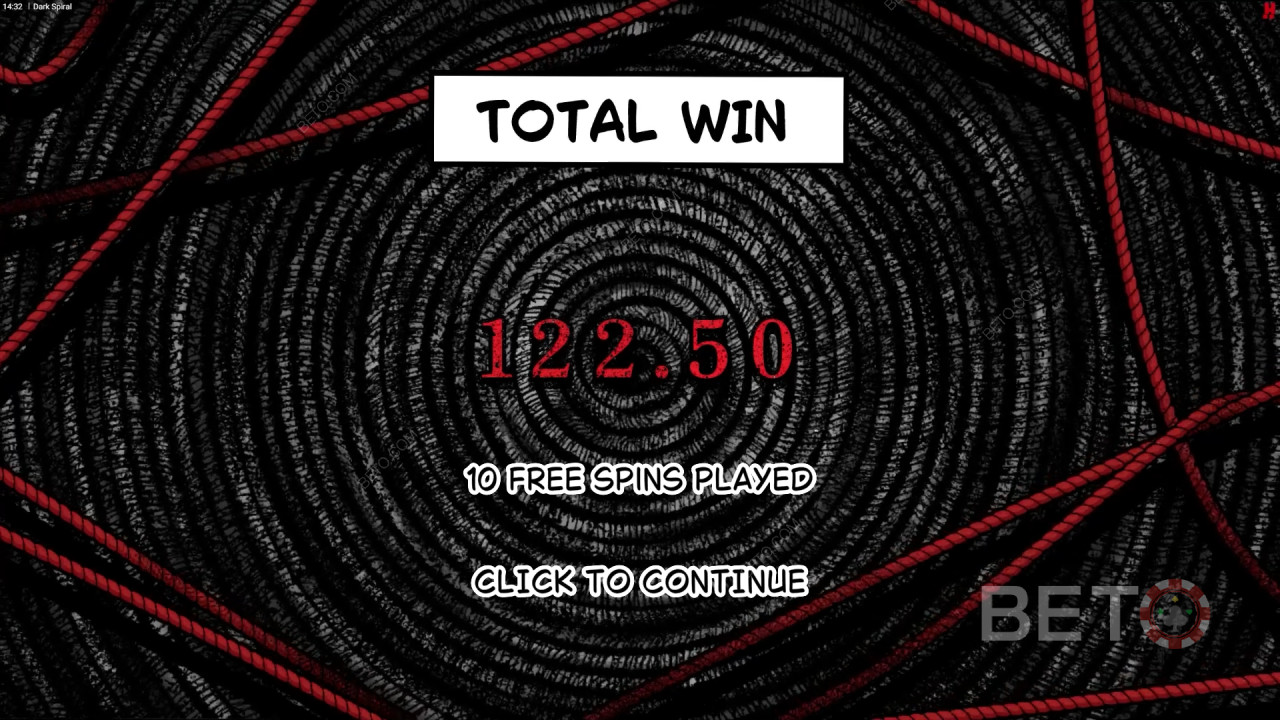 Win 10,000x Your bet in the Dark Spiral Slot!