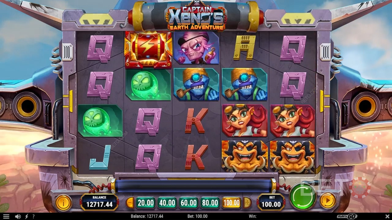 Captain Xenos Earth Adventure Review by BETO Slots