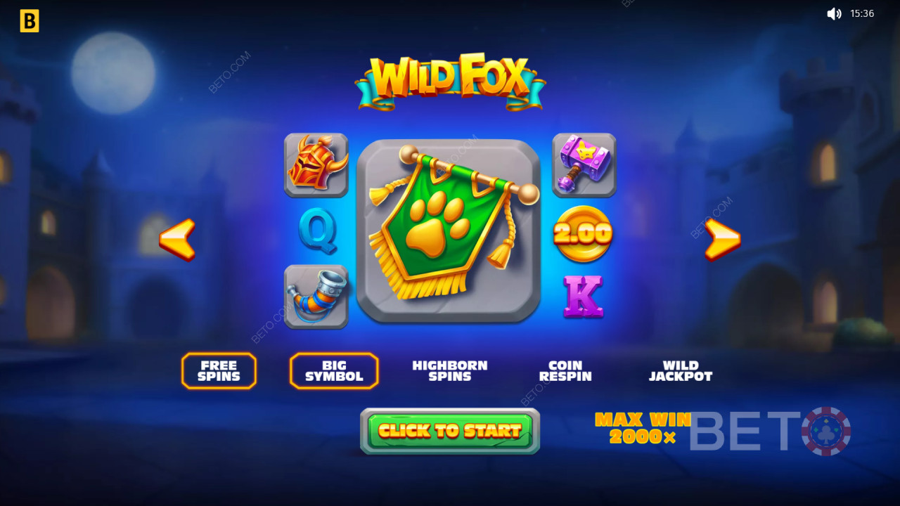 Bonus Features Explained in Wild Fox by BGAMING