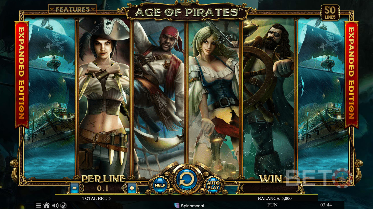 Age Of Pirates Expanded Edition Review by BETO Slots