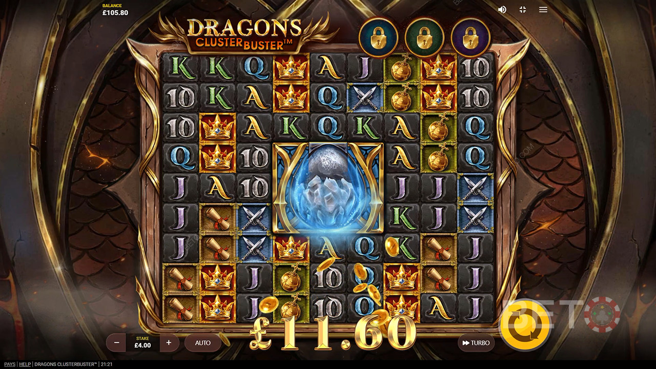 Bonus Features Explained in Dragons Clusterbuster by Red Tiger
