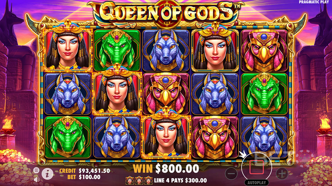 Queen of Gods Review by BETO Slots