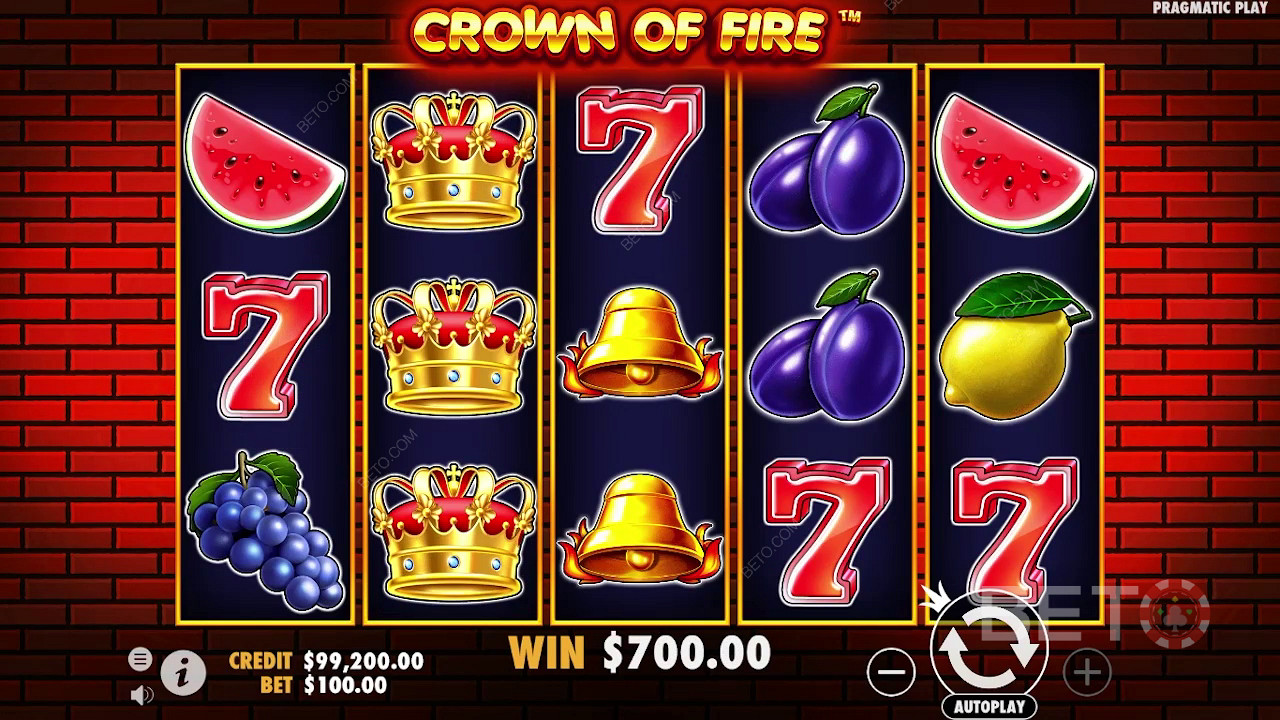 Crown of Fire Review by BETO Slots
