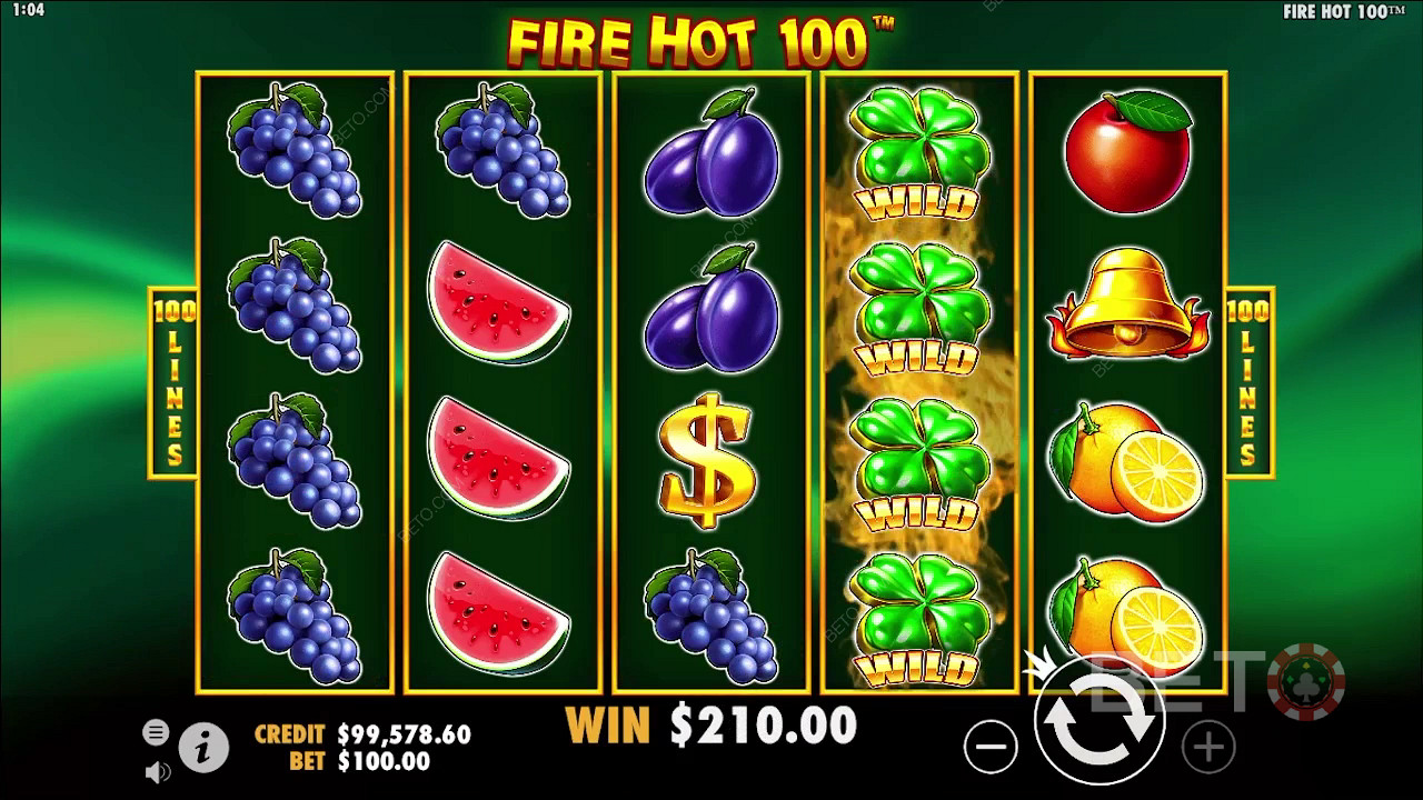 Fire Hot 100 Review by BETO Slots