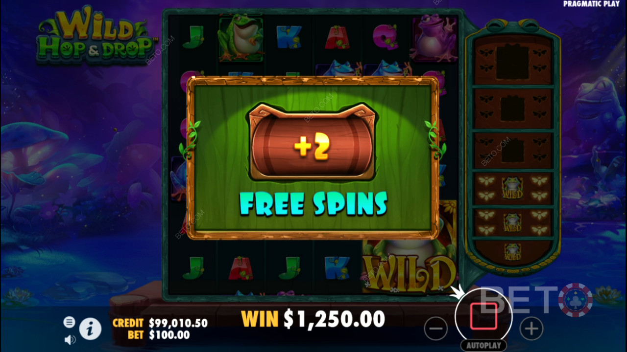Win 5,000x Your bet in the Wild Hop and Drop Video Slot!