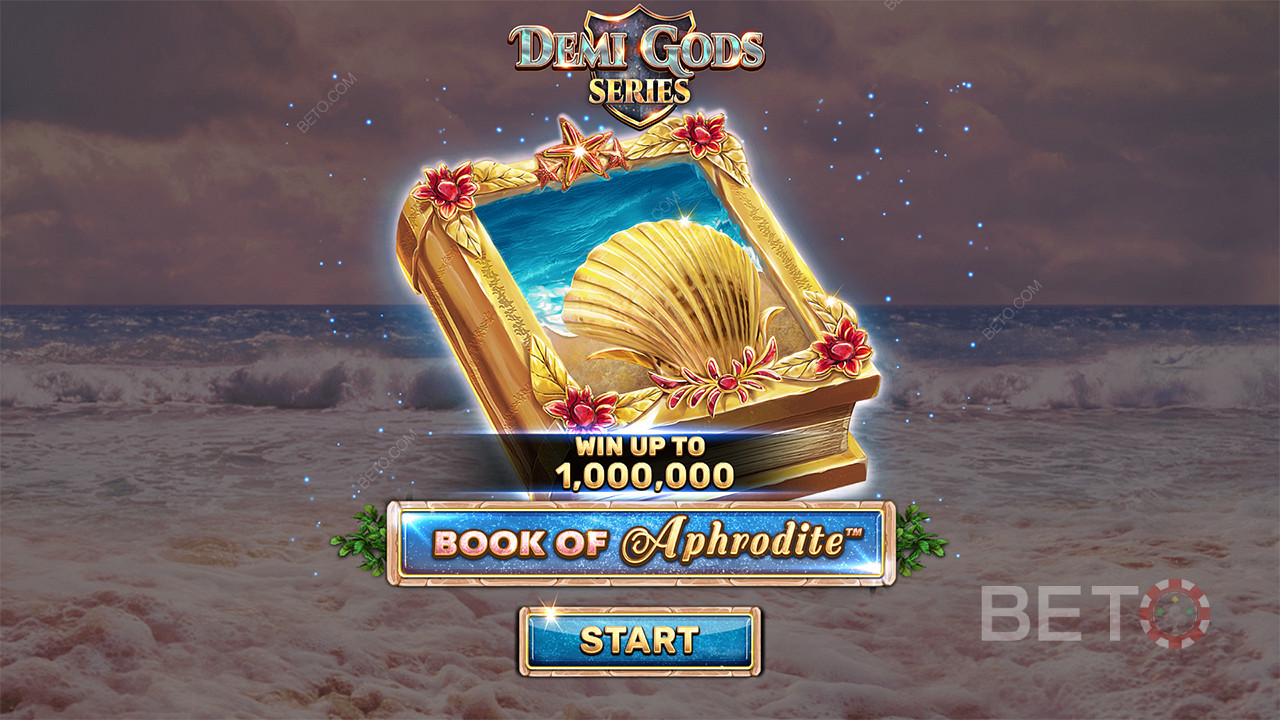 Enjoy a Max Win of 10,000x of your bet in the Book of Aphrodite slot