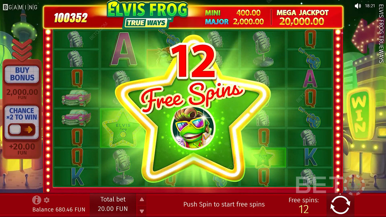 Get 12 to 20 Free Spins with Multiplier Wilds