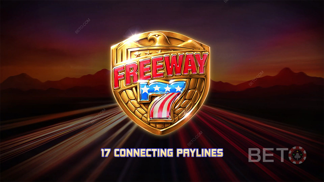 17 paylines will help you create more wins in the Freeway 7 slot