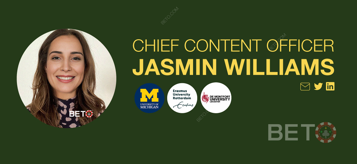 Jasmin Williams - Chief Content Officer (Online Slots & Reviews)