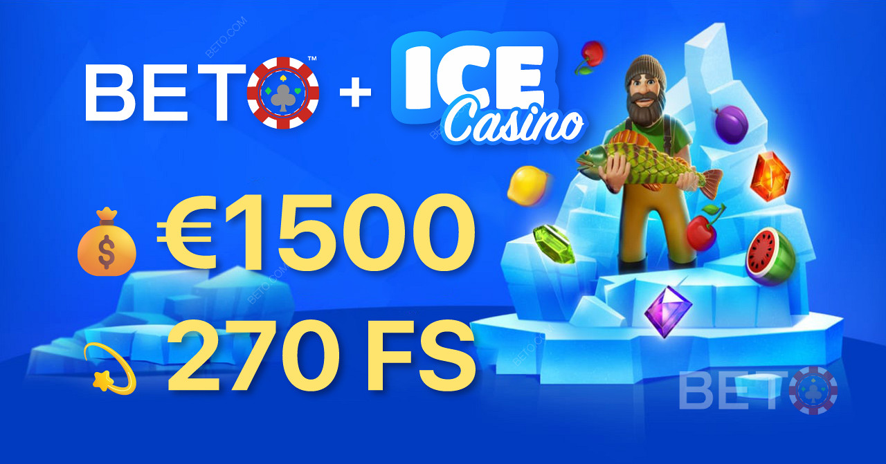 ICE Casino offers one of the biggest welcome packages to new players!