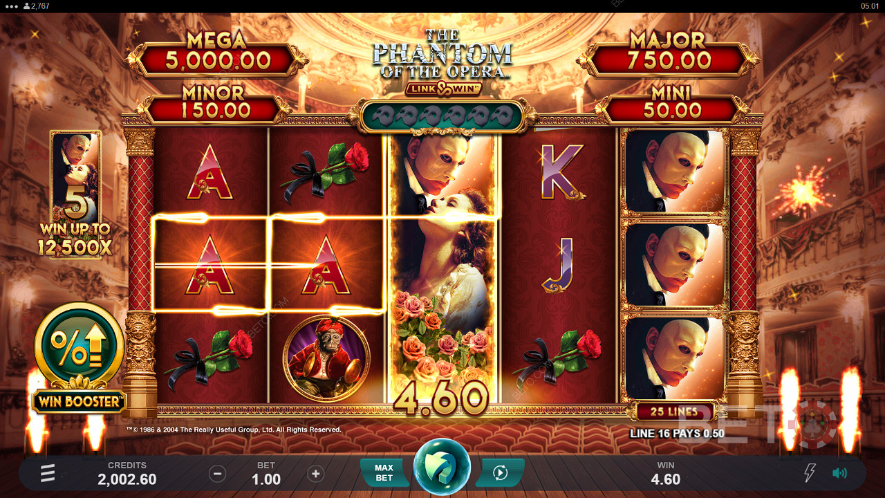 The Phantom of the Opera Link and Win Free Play