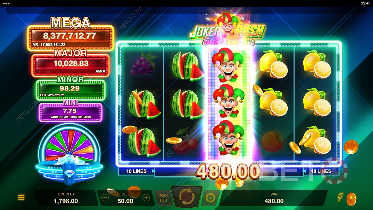 Joker Rush Mega Moolah