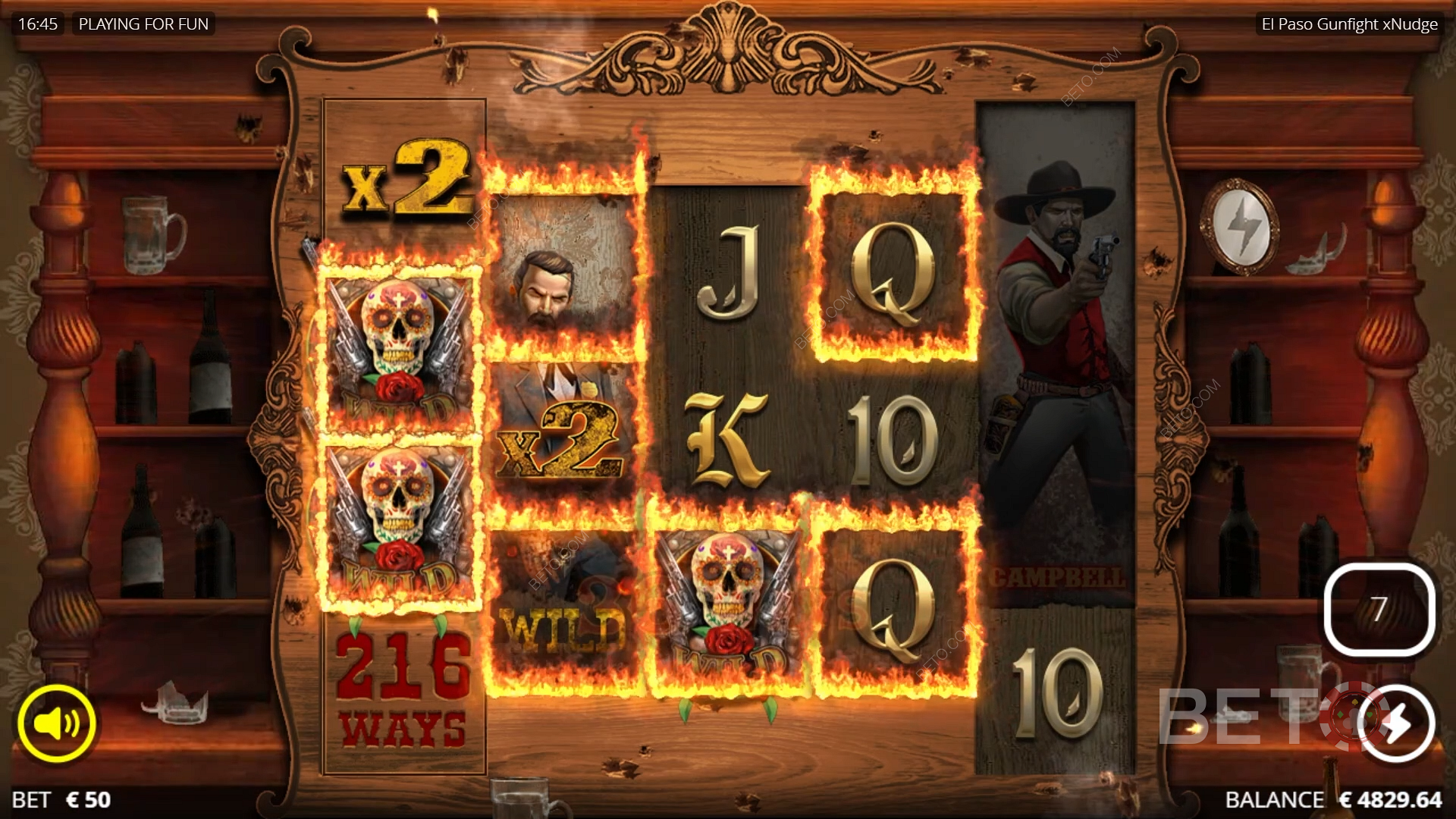 El Paso Gunfight Free Play in Demo Mode ✚ Slot Review