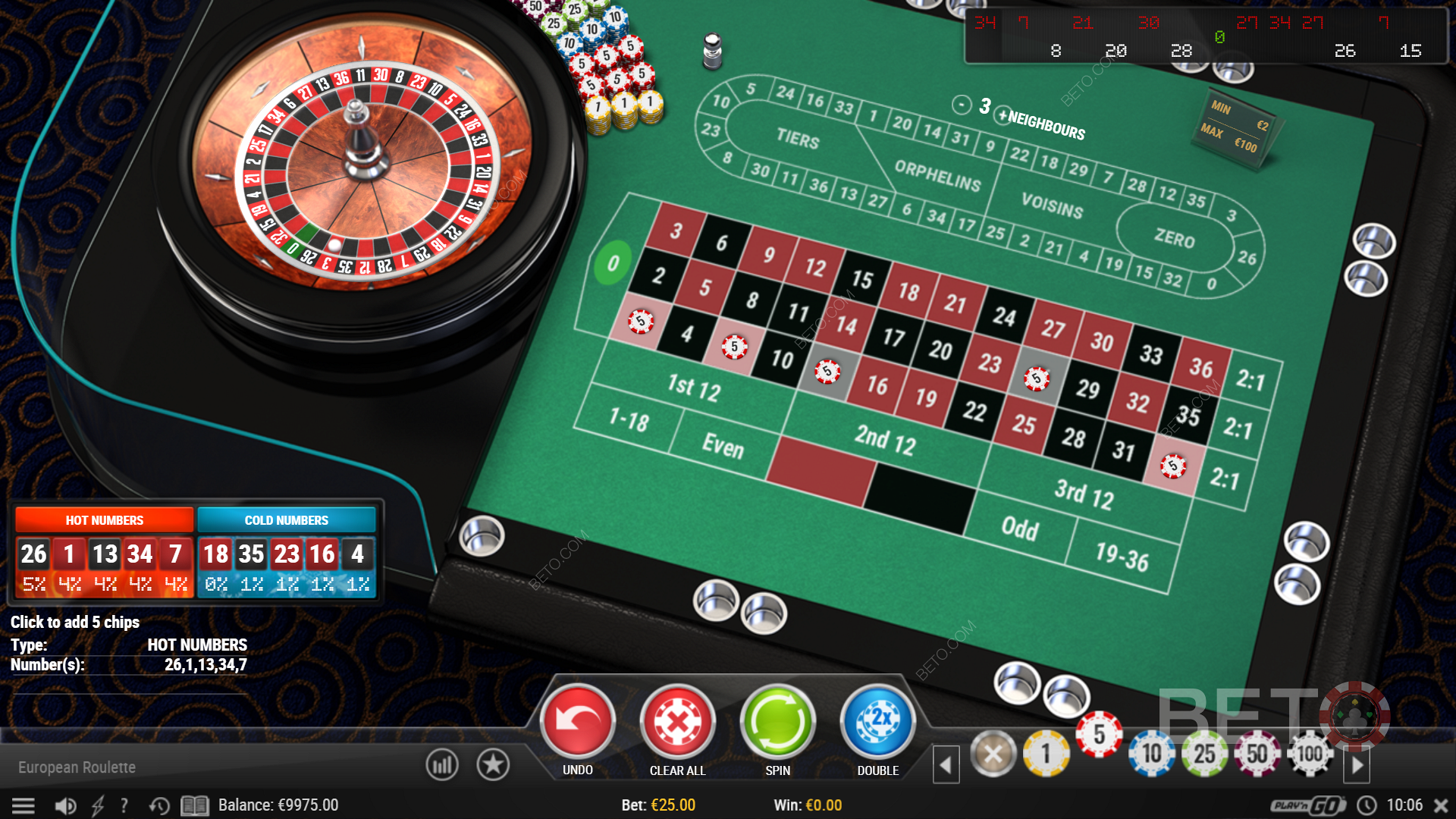 Roulette American Pro slot