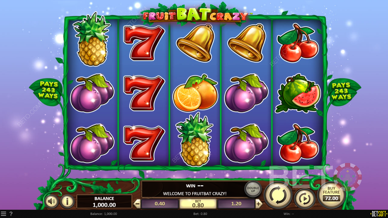 Crazy Fruits Slot - Gamblershome