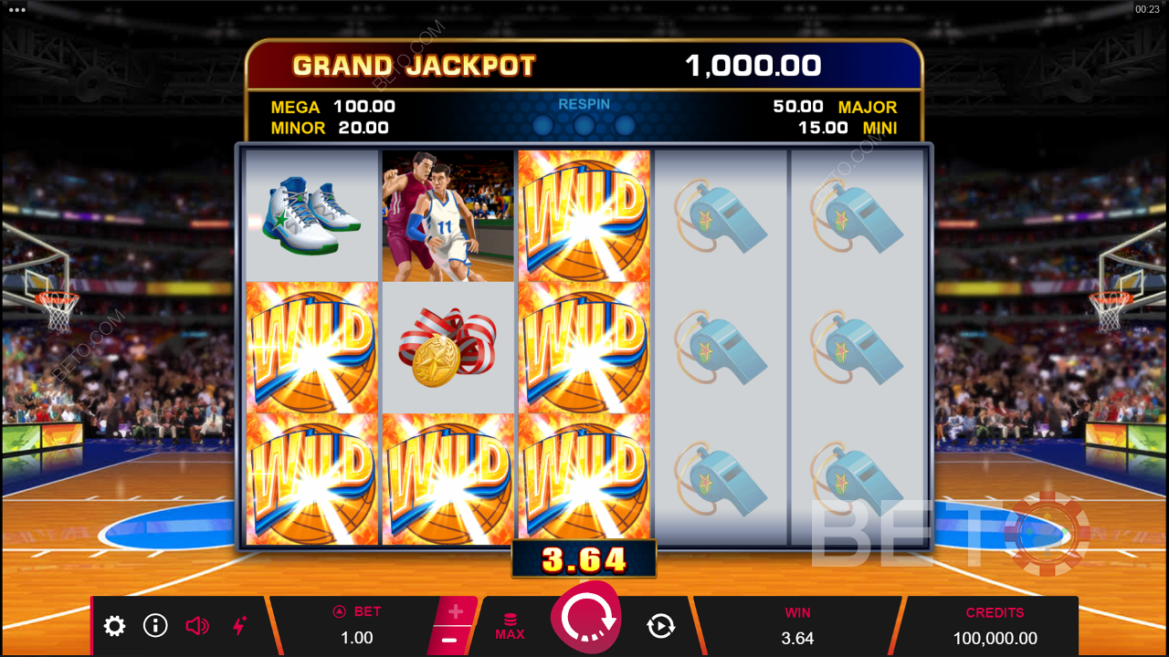 Basketball Star On Fire slot