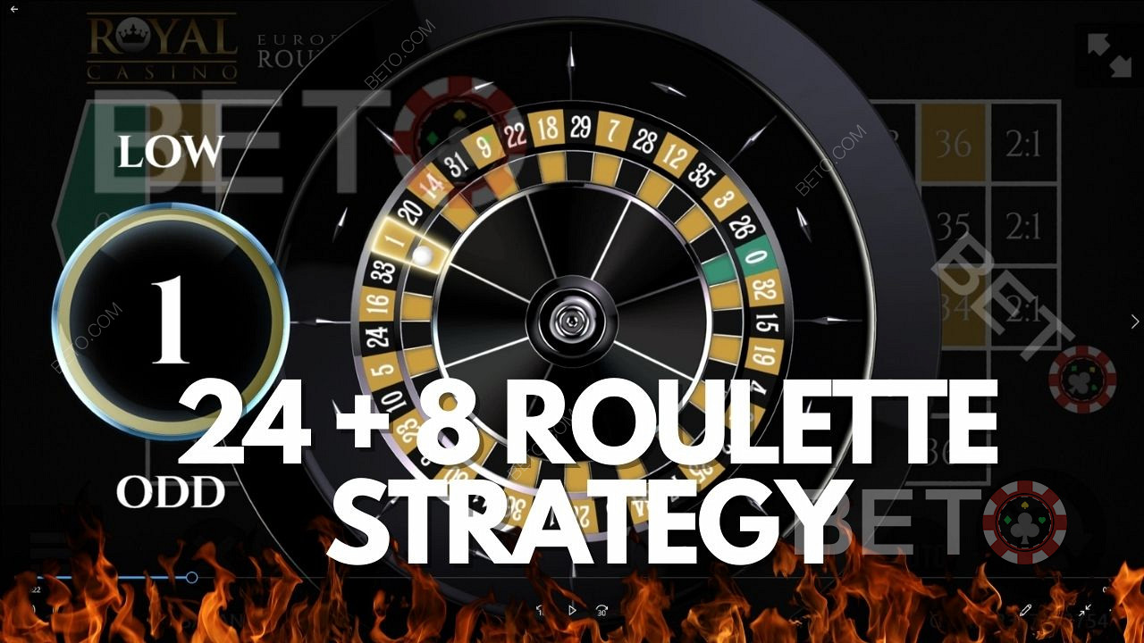 Find out how to effectively use the 24+8 Roulette Strategy in casino betting systems