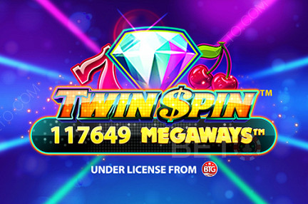 Try out the five-reel Twin Spin Megaways Slot for free!