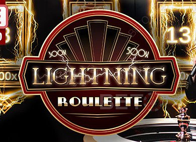 La Lightning Roulette offre tavoli dal vivo con un vero conduttore.