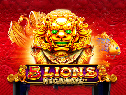 The highly volatile online slot machine 5 Lions Megaways