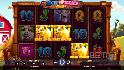 Wolf & Piggies Chase Free Play in Demo Mode ✚ Slot Review (2026)