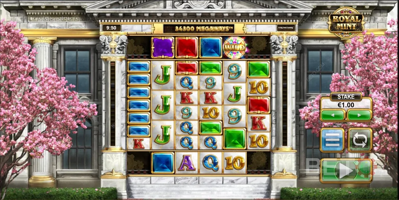 Gameplay of Royal Mint Megaways