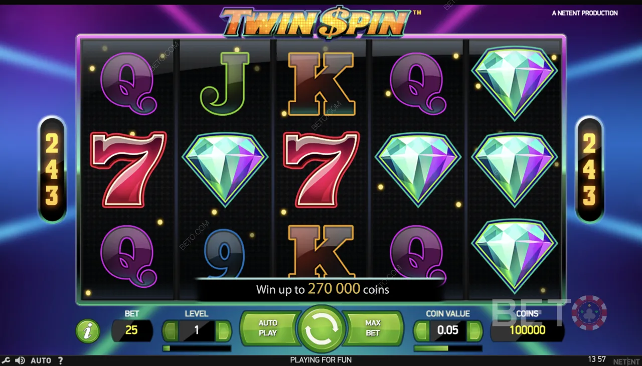 A gameplay sample of Twin Spin
