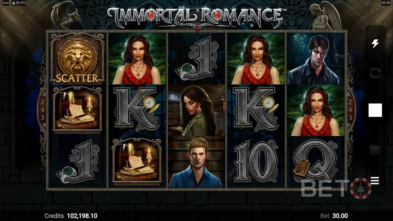 Gameplay of Immortal Romance video slot